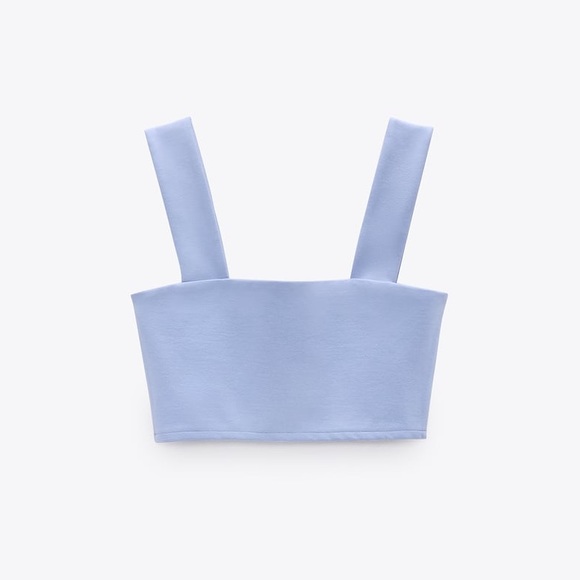 Zara blue crop top - Picture 2 of 5